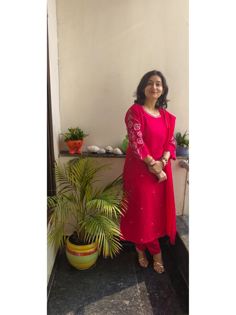 Dola silk 3pc suit