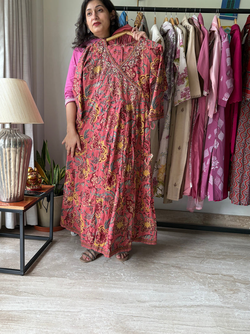 Anarkali Cotton Set with Dupatta