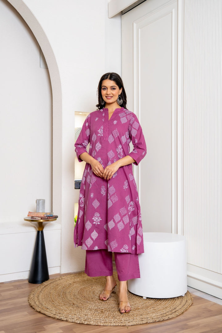 Cotton Printed Plazzo Set